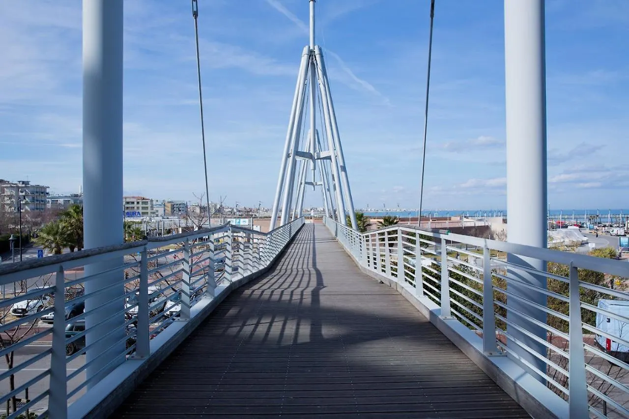 Luxury Sea Front Apartment Rimini Itálie